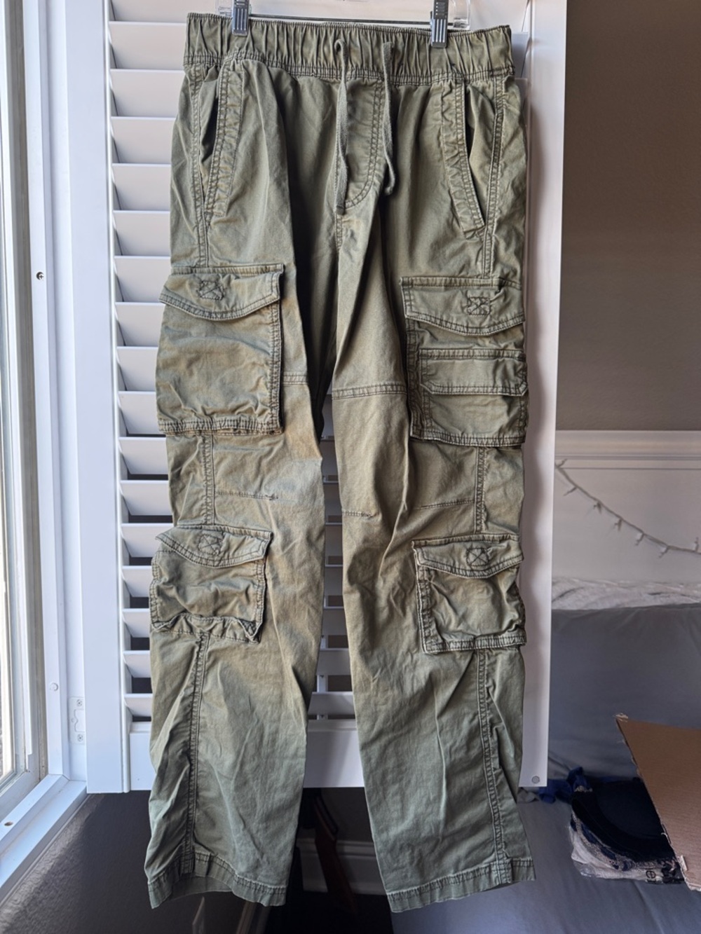 Hollister slim Straight Cargo Men’s XS Pants Army Green